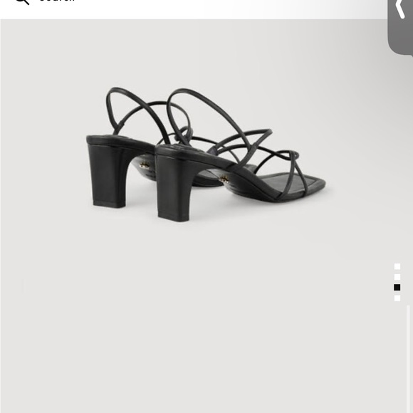 Sandro leather STRAPPY SANDALS - Picture 4 of 4